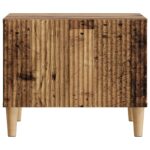 vidaXL Konferenčný stolík Staré drevo 49 x 50 x 40 cm Kompozitné drevo – Obrázok 5