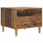 vidaXL Konferenčný stolík Staré drevo 49 x 50 x 40 cm Kompozitné drevo – Obrázok 7
