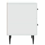 vidaXL Nočný stolík 2 pcs Biela 43 x 34,5 x 47,5 cm Kompozitné drevo – Obrázok 6