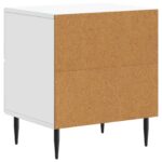 vidaXL Nočný stolík 2 pcs Biela 43 x 34,5 x 47,5 cm Kompozitné drevo – Obrázok 7