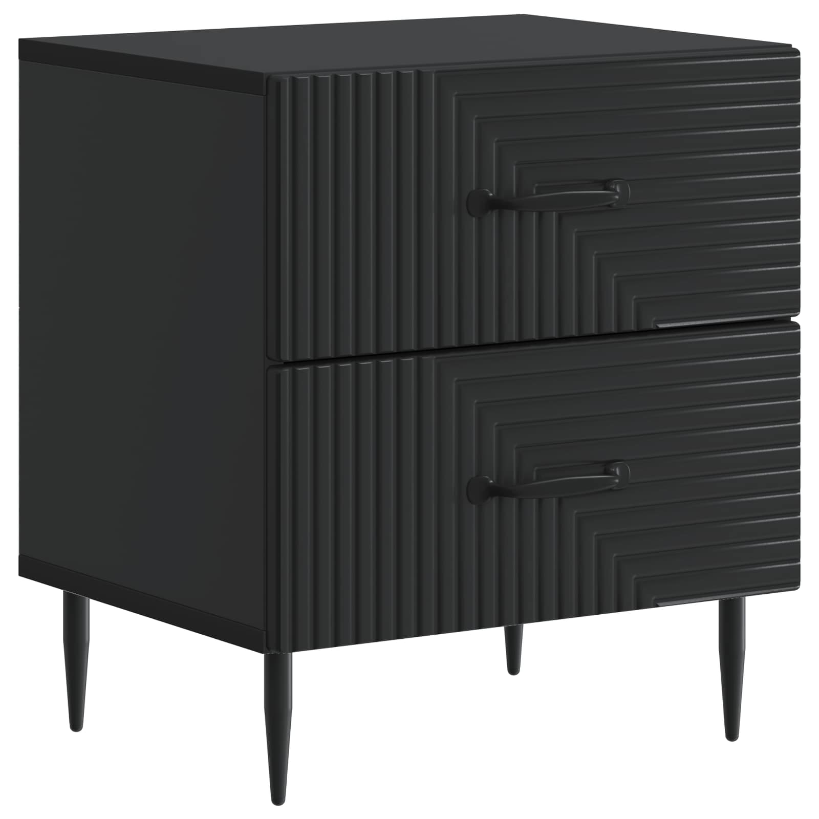 894757_1.jpg vidaXL Nočný stolík Čierna 43 x 34,5 x 47,5 cm Kompozitné drevo – Obrázok 1