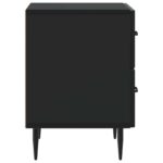 vidaXL Nočný stolík Čierna 43 x 34,5 x 47,5 cm Kompozitné drevo – Obrázok 5