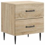 vidaXL Nočný stolík Dub sonoma 43 x 34,5 x 47,5 cm Kompozitné drevo