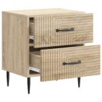 vidaXL Nočný stolík Dub sonoma 43 x 34,5 x 47,5 cm Kompozitné drevo – Obrázok 3