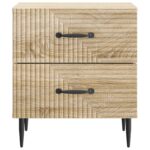 vidaXL Nočný stolík Dub sonoma 43 x 34,5 x 47,5 cm Kompozitné drevo – Obrázok 4