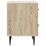 vidaXL Nočný stolík Dub sonoma 43 x 34,5 x 47,5 cm Kompozitné drevo – Obrázok 5
