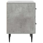 vidaXL Nočný stolík 2 pcs Betónovo sivá 43 x 34,5 x 47,5 cm – Obrázok 6