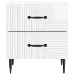 vidaXL Nočný stolík Biela s vysokým leskom 43 x 34,5 x 47,5 cm – Obrázok 4