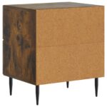 vidaXL Nočný stolík so zásuvkou 2 pcs Dymový dub 43 x 34,5 x 47,5 cm – Obrázok 7