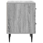 vidaXL Nočný stolík so zásuvkou 2 pcs Sivá sonoma 43 x 34,5 x 47,5 cm – Obrázok 6