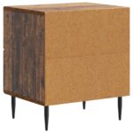 vidaXL Nočný stolík so zásuvkou 2 pcs Staré drevo 43 x 34,5 x 47,5 cm – Obrázok 7