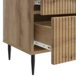 vidaXL Nočný stolík Dub artisan 43 x 34,5 x 47,5 cm Kompozitné drevo – Obrázok 8