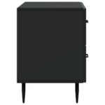 vidaXL Nočný stolík Čierna 62 x 34,5 x 47,5 cm Kompozitné drevo – Obrázok 5