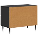 vidaXL Nočný stolík Čierna 62 x 34,5 x 47,5 cm Kompozitné drevo – Obrázok 6