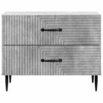 vidaXL Nočný stolík Betónovo sivá 62 x 34,5 x 47,5 cm Kompozitné drevo – Obrázok 4