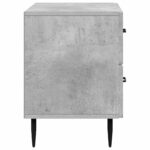 vidaXL Nočný stolík Betónovo sivá 62 x 34,5 x 47,5 cm Kompozitné drevo – Obrázok 5