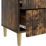 vidaXL Nočný stolík Dymový dub 62 x 34,5 x 47,5 cm Kompozitné drevo – Obrázok 8