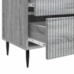 vidaXL Nočný stolík Sivá sonoma 62 x 34,5 x 47,5 cm Kompozitné drevo – Obrázok 8