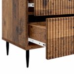 vidaXL Nočný stolík Staré drevo 62 x 34,5 x 47,5 cm Kompozitné drevo – Obrázok 8
