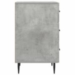 vidaXL Nočný stolík Betónovo sivá 43 x 41 x 66,5 cm Kompozitné drevo – Obrázok 5