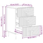vidaXL Nočný stolík Biela s vysokým leskom 43 x 41 x 66,5 cm – Obrázok 10