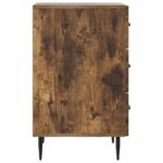 vidaXL Nočný stolík Dymový dub 43 x 41 x 66,5 cm Kompozitné drevo – Obrázok 5
