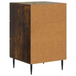 vidaXL Nočný stolík Dymový dub 43 x 41 x 66,5 cm Kompozitné drevo – Obrázok 6