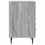 vidaXL Nočný stolík Sivá sonoma 43 x 41 x 66,5 cm Kompozitné drevo – Obrázok 5