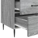 vidaXL Nočný stolík Sivá sonoma 43 x 41 x 66,5 cm Kompozitné drevo – Obrázok 8