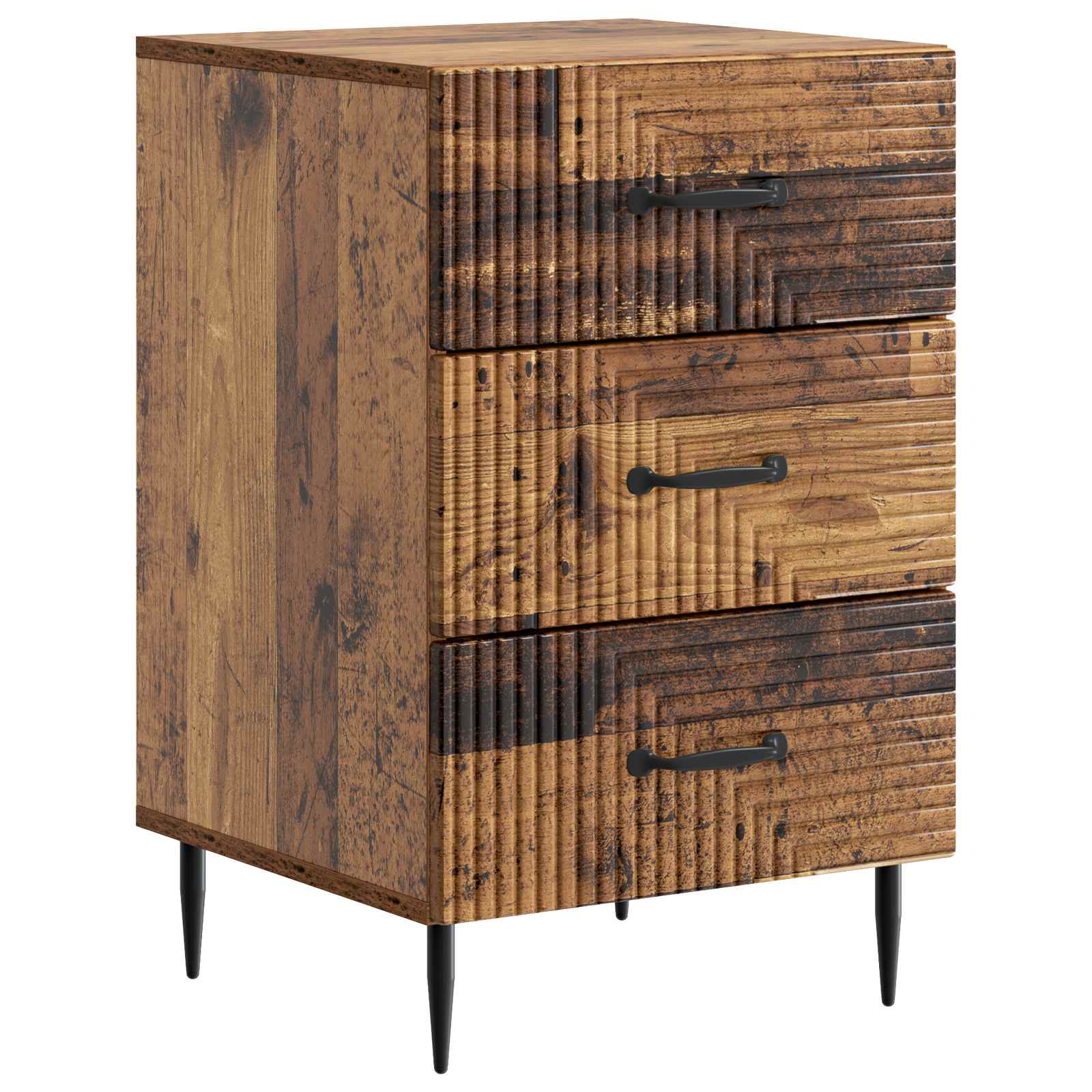 894793_1.jpg vidaXL Nočný stolík Staré drevo 43 x 41 x 66,5 cm Kompozitné drevo – Obrázok 1