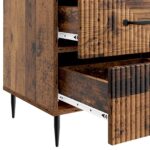 vidaXL Nočný stolík Staré drevo 43 x 41 x 66,5 cm Kompozitné drevo – Obrázok 8