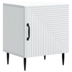 vidaXL Nočný stolík 2 pcs Biela 43 x 34,5 x 50 cm Kompozitné drevo – Obrázok 3