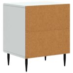 vidaXL Nočný stolík 2 pcs Biela 43 x 34,5 x 50 cm Kompozitné drevo – Obrázok 7