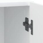 vidaXL Nočný stolík 2 pcs Biela 43 x 34,5 x 50 cm Kompozitné drevo – Obrázok 9