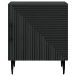 vidaXL Nočný stolík 2 pcs Čierna 43 x 34,5 x 50 cm Kompozitné drevo – Obrázok 5