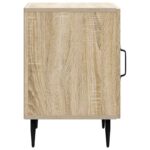vidaXL Nočný stolík Dub sonoma 43 x 34,5 x 50 cm Kompozitné drevo – Obrázok 5