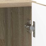 vidaXL Nočný stolík Dub sonoma 43 x 34,5 x 50 cm Kompozitné drevo – Obrázok 8