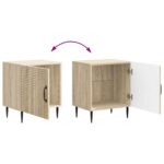 vidaXL Nočný stolík Dub sonoma 43 x 34,5 x 50 cm Kompozitné drevo – Obrázok 9