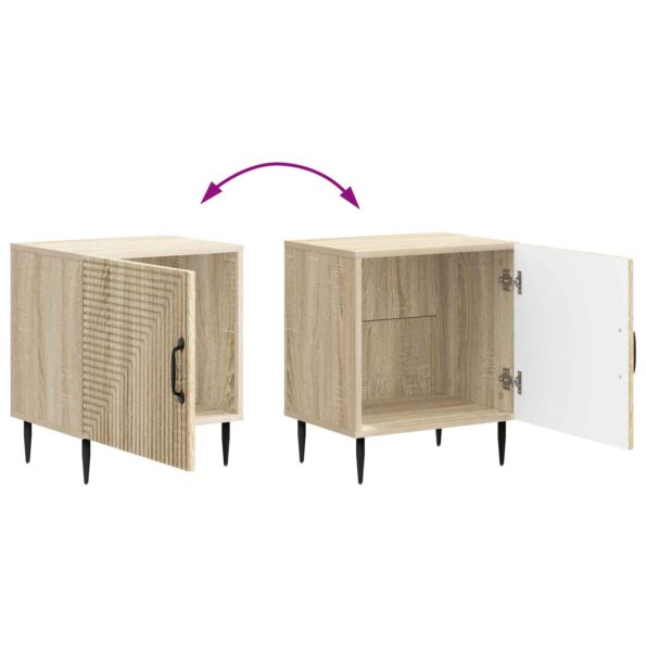 vidaXL Nočný stolík 2 pcs Dub sonoma 43 x 34,5 x 50 cm – Obrázok 10