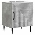 vidaXL Nočný stolík Betónovo sivá 43 x 34,5 x 50 cm Kompozitné drevo – Obrázok 2