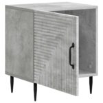 vidaXL Nočný stolík Betónovo sivá 43 x 34,5 x 50 cm Kompozitné drevo – Obrázok 3
