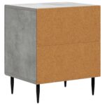vidaXL Nočný stolík Betónovo sivá 43 x 34,5 x 50 cm Kompozitné drevo – Obrázok 6