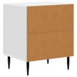 vidaXL Nočný stolík 2 pcs Biela s vysokým leskom 43 x 34,5 x 50 cm – Obrázok 7