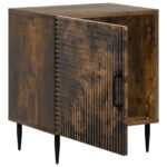 vidaXL Nočný stolík Dymový dub 43 x 34,5 x 50 cm Kompozitné drevo – Obrázok 3