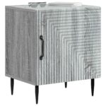 vidaXL Nočný stolík 2 pcs Sivá sonoma 43 x 34,5 x 50 cm – Obrázok 2