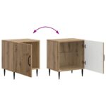 vidaXL Nočný stolík 2 pcs Dub artisan 43 x 34,5 x 50 cm – Obrázok 10