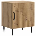 vidaXL Nočný stolík 2 pcs Dub artisan 43 x 34,5 x 50 cm – Obrázok 3