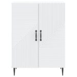 vidaXL Servírovacia skriňa Biela 66 x 34,5 x 89,5 cm Kompozitné drevo – Obrázok 6