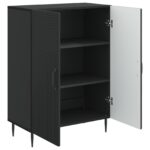 vidaXL Servírovacia skriňa Čierna 66 x 34,5 x 89,5 cm Kompozitné drevo – Obrázok 5