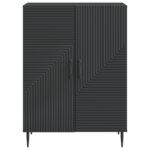 vidaXL Servírovacia skriňa Čierna 66 x 34,5 x 89,5 cm Kompozitné drevo – Obrázok 6